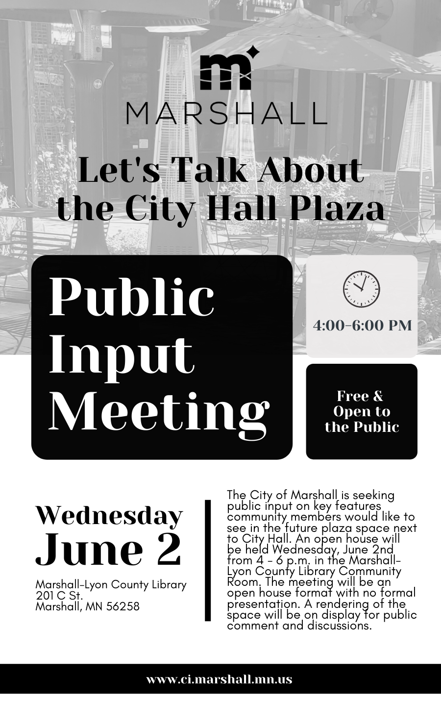 City Hall Plaza Public Input Meeting